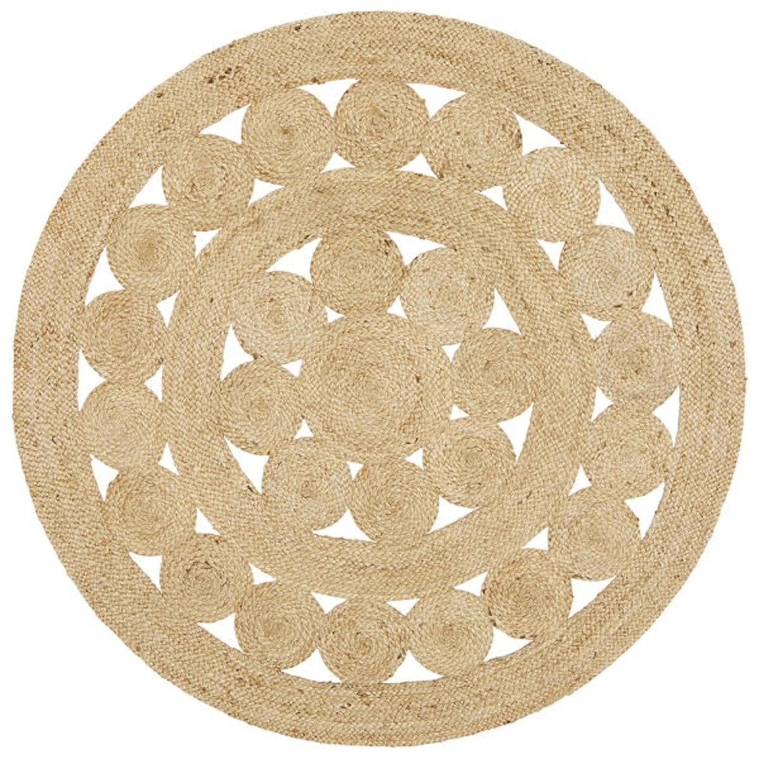 Circles of Life Jute Rug