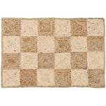 Classic Checker Jute Rug - Natural Color