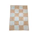 Classic Checker Jute Rug - Natural Color