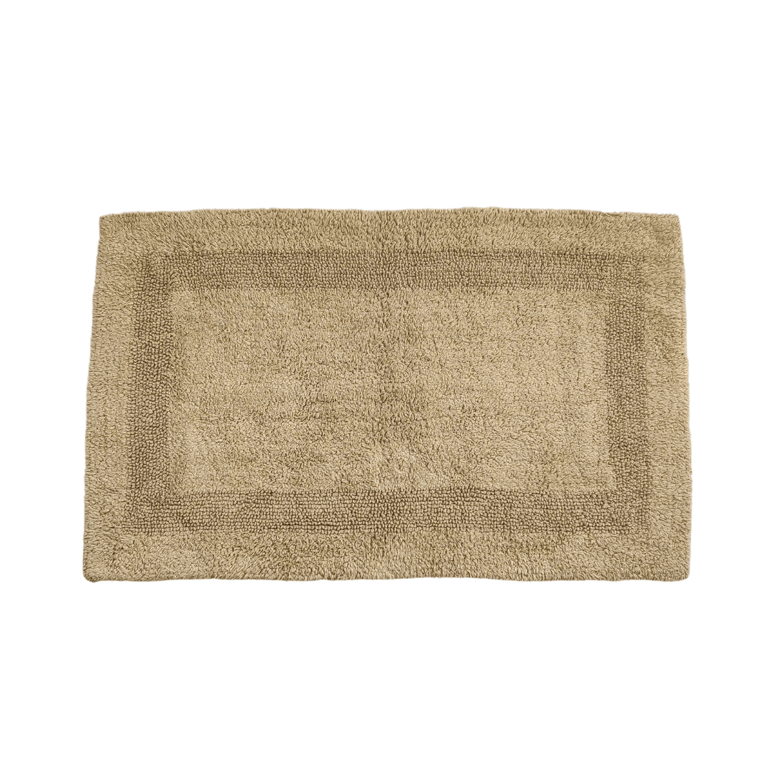 Classic Reversible Cotton Bath Mat Set - Taupe