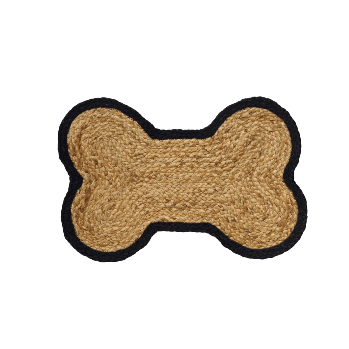 Dog Bone Shape Jute Rug