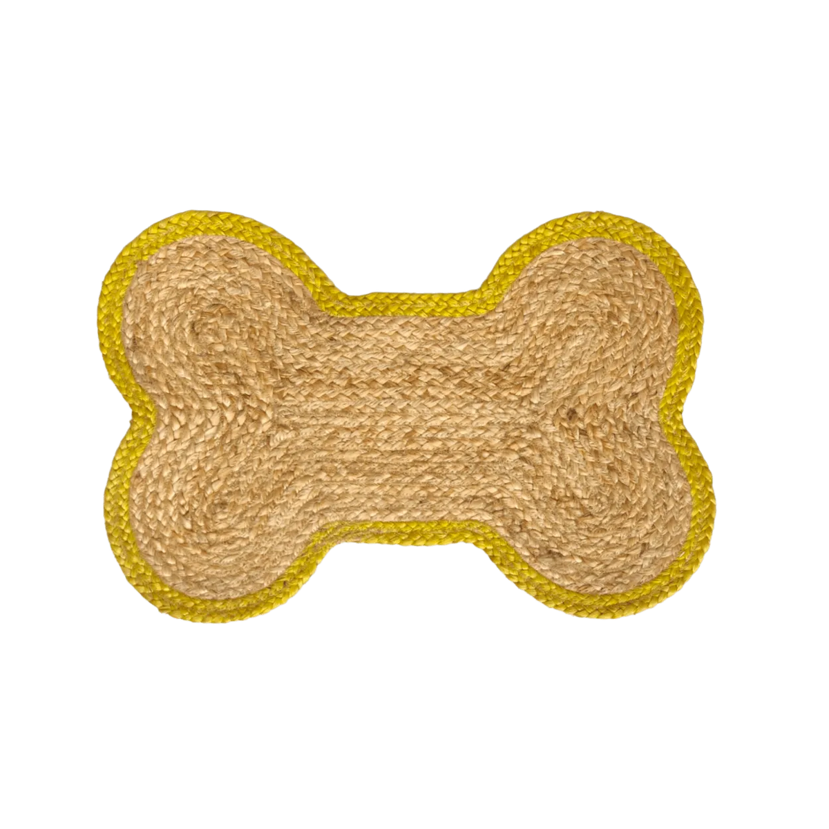 Dog Bone Shape Jute Rug