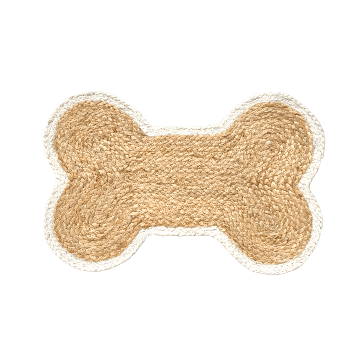 Dog Bone Shape Jute Rug