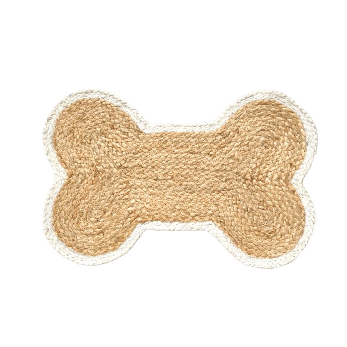 Dog Bone Shape Jute Rug