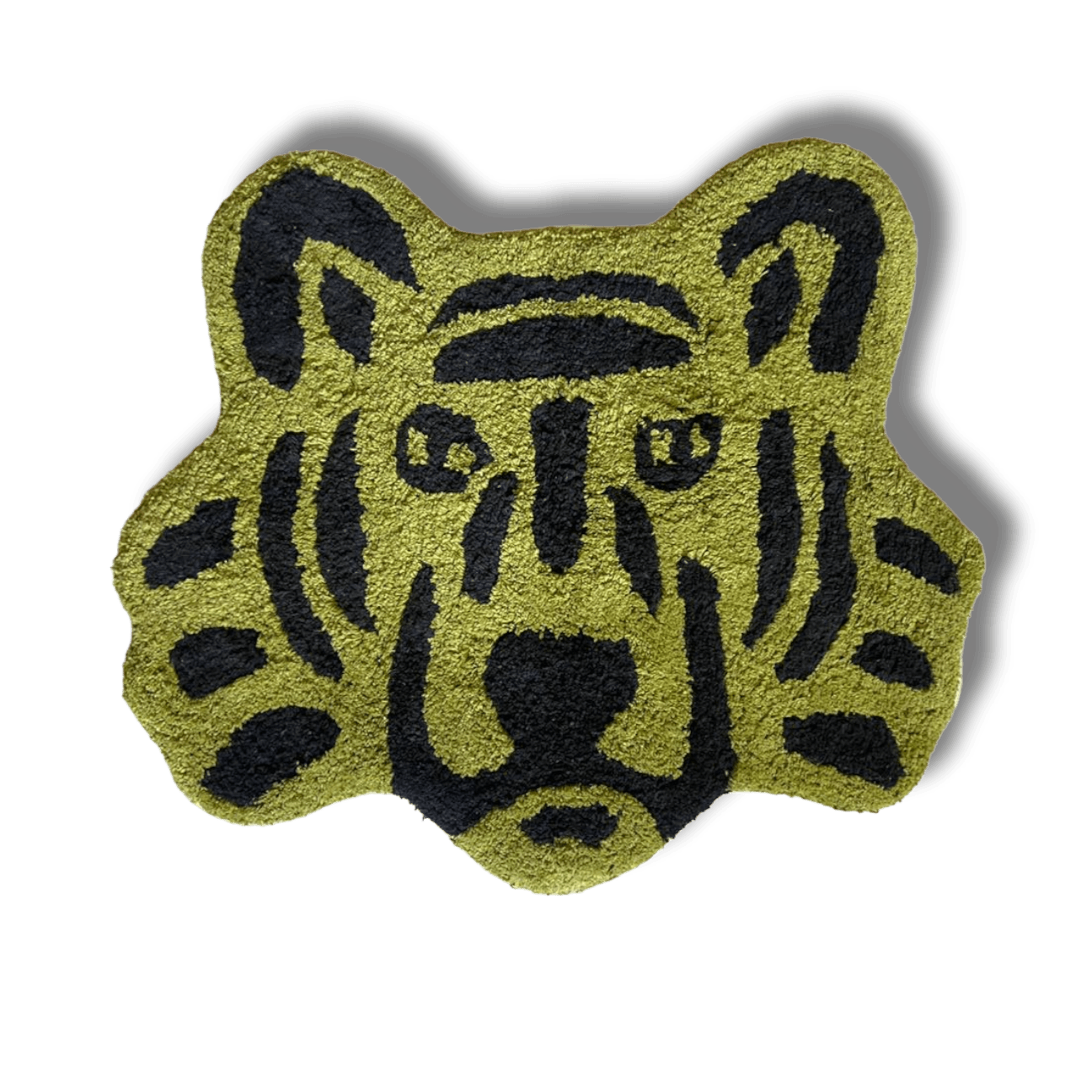 Handmade Cotton Lion Face Shaped Bath Mat