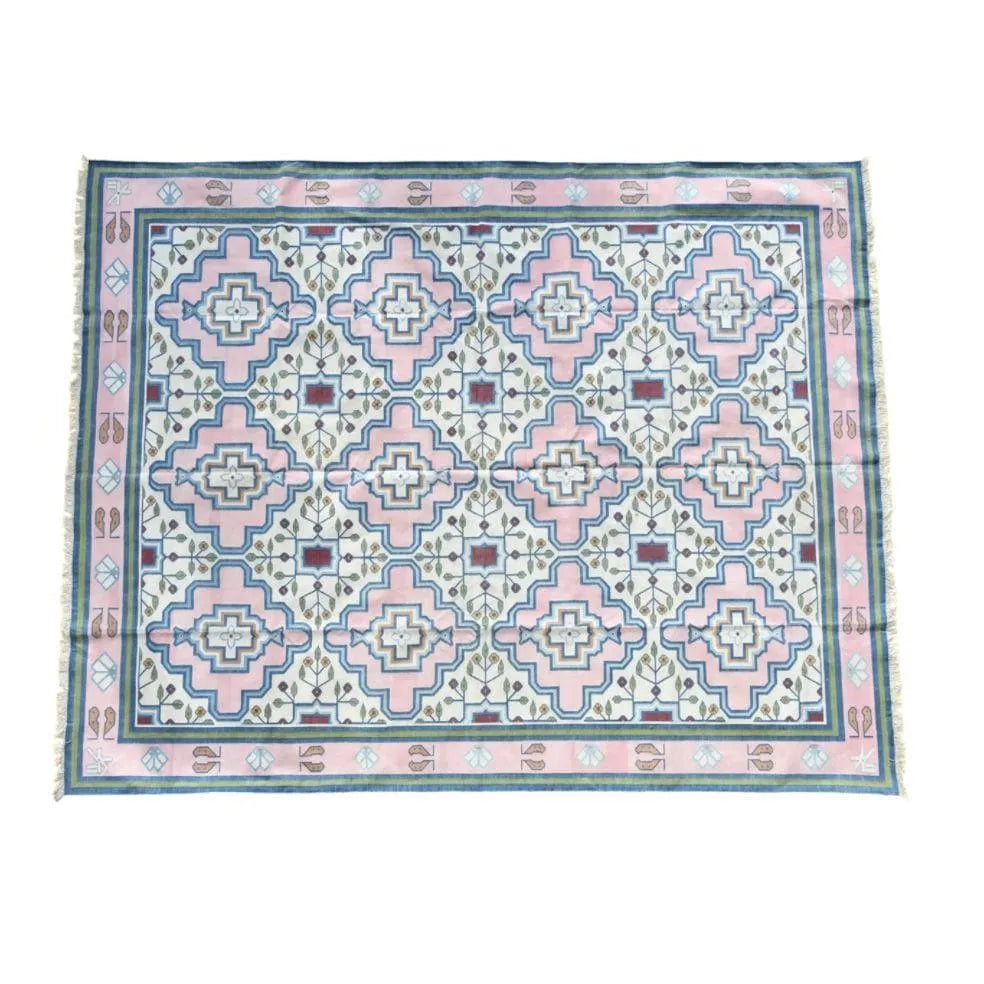 Handmade Jaipur Vintage Palace Cotton Area Rug