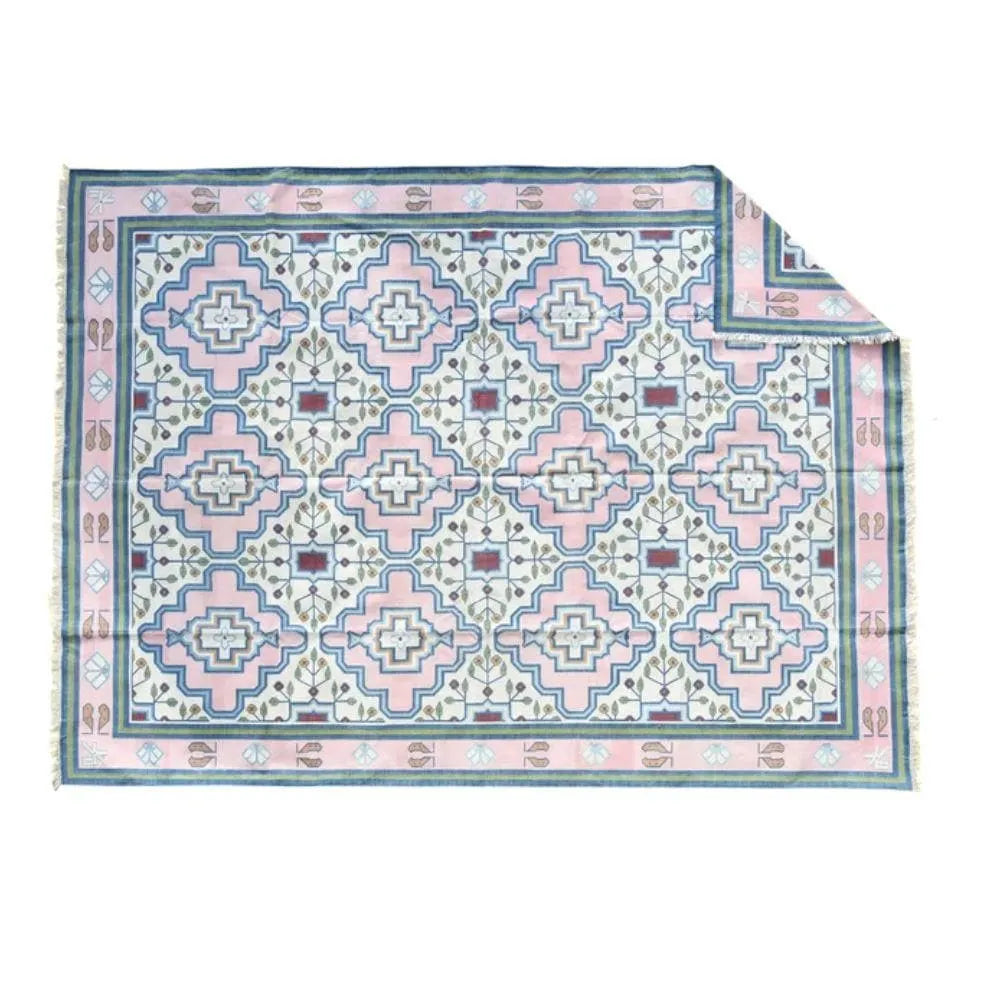 Handmade Jaipur Vintage Palace Cotton Area Rug