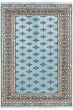 Javarak Blue Hand Knotted Area Rug