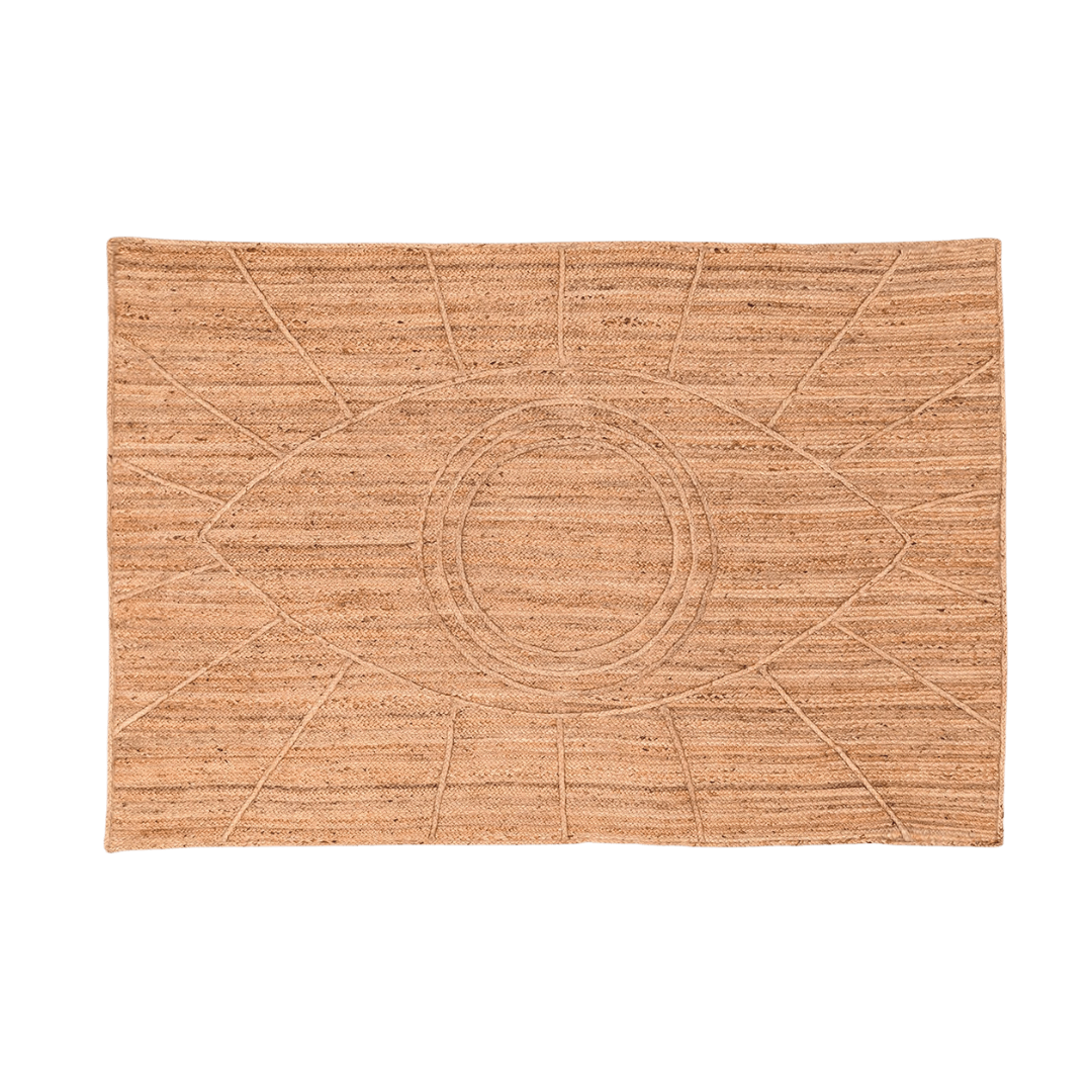 Magic Eye Accent Jute Rug