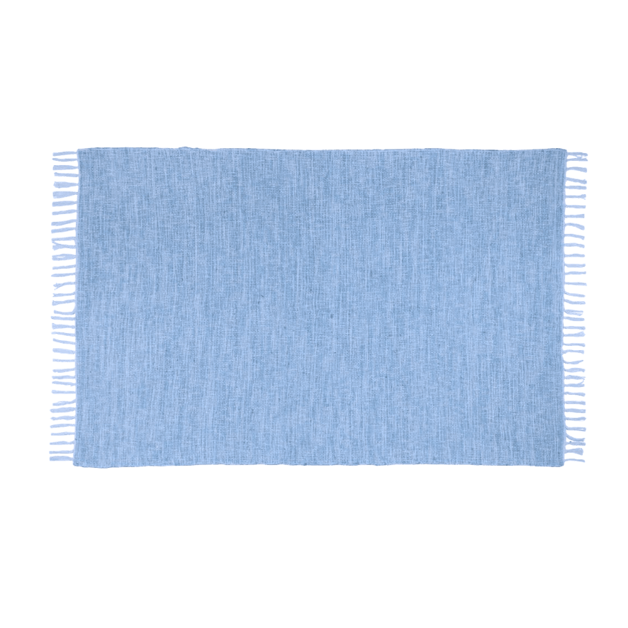 Maia Jute and Cotton Blend Area Rug with Tassels