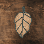 Monstera Leaf Shape Jute Rug