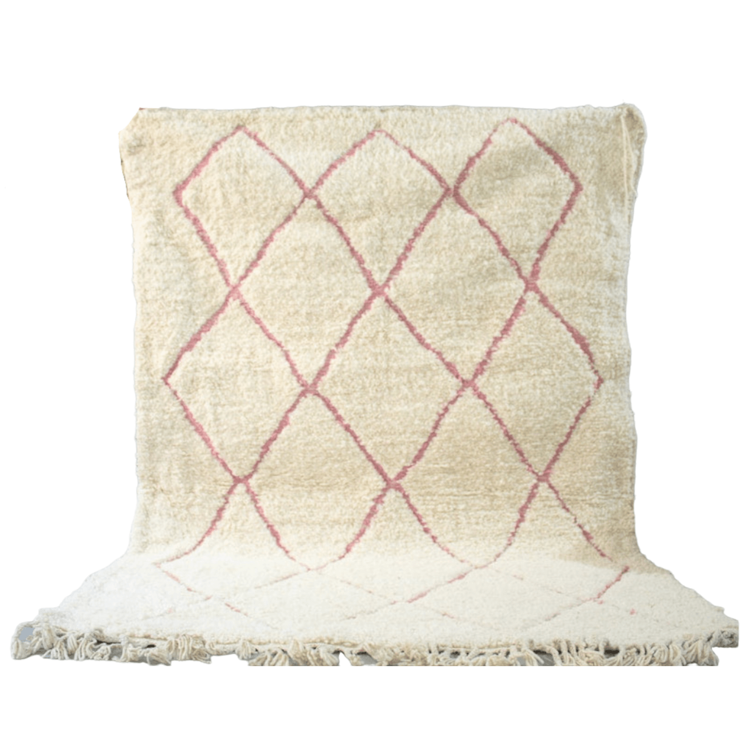 Moroccan Pink Beni Ouarain Classic Area Rug