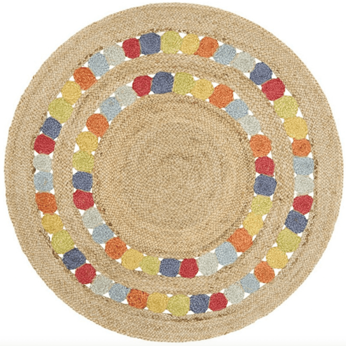 Motley Braided Round Jute Rug