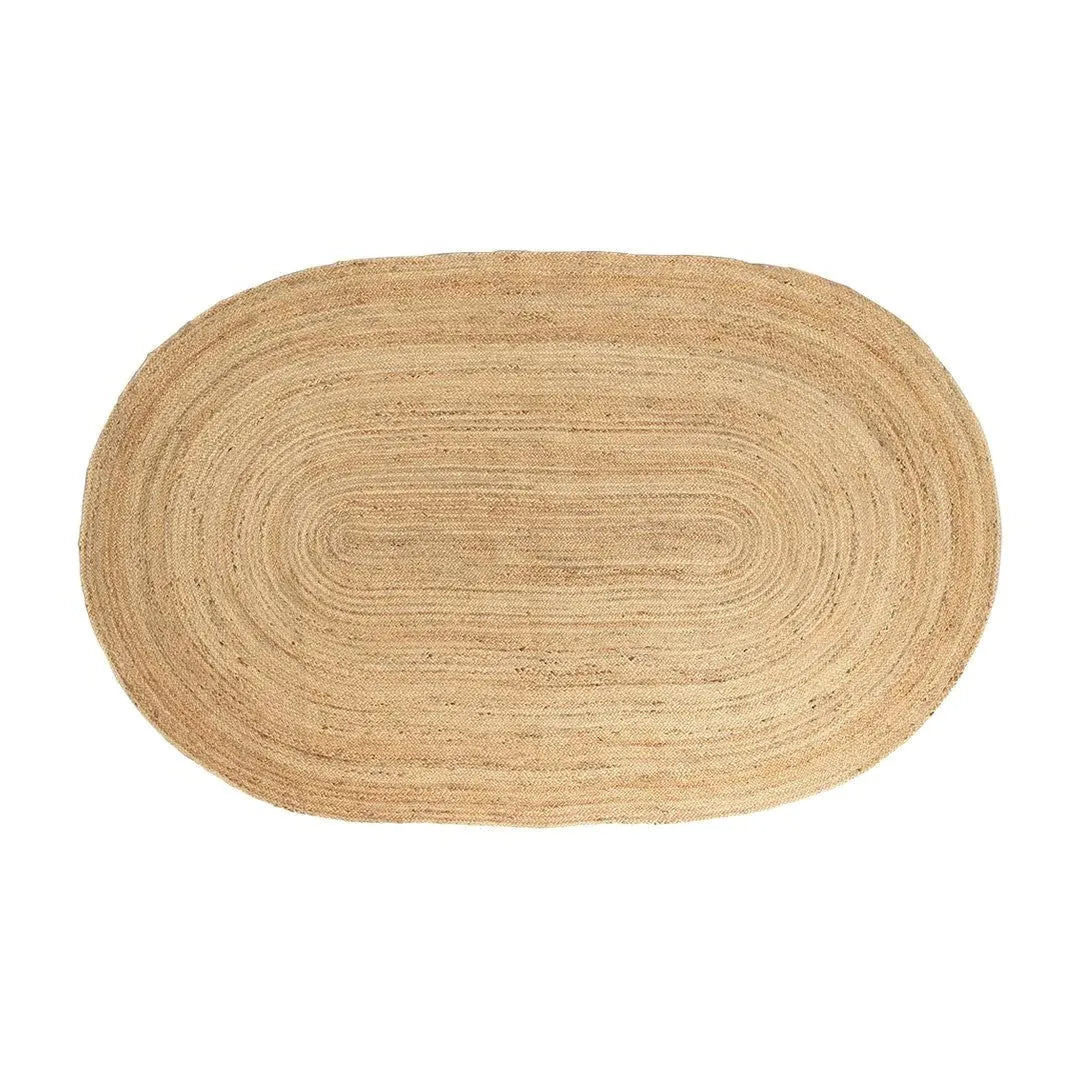 Natural Oval Jute Rug