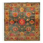 Intricate Bloom Wool Hand Knotted Area Rug