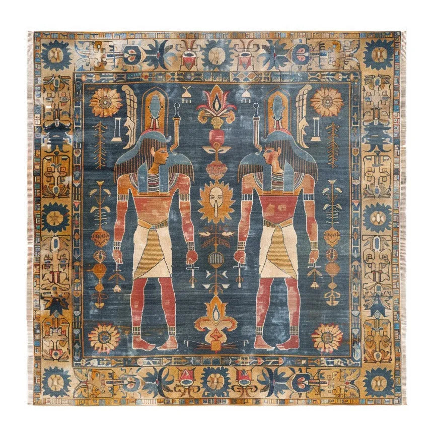 Egyptian Heritage Hand Knotted Area Rug - MAIA HOMES