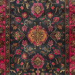 Luxe Crimson Labyrinth Hand Knotted Area Rug - MAIA HOMES