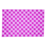 Purple Checker Jute Rug