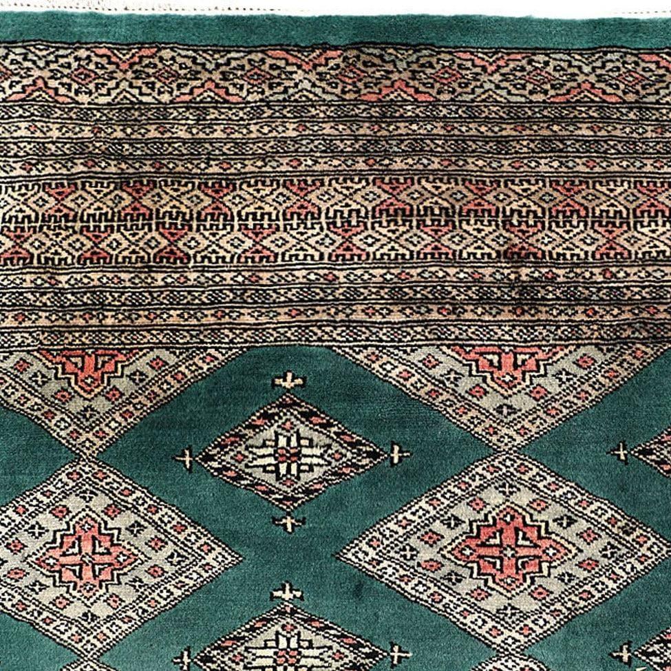 Sea Green Sarong Hand Knotted Area Rug