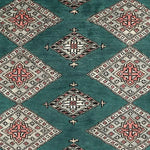 Sea Green Sarong Hand Knotted Area Rug