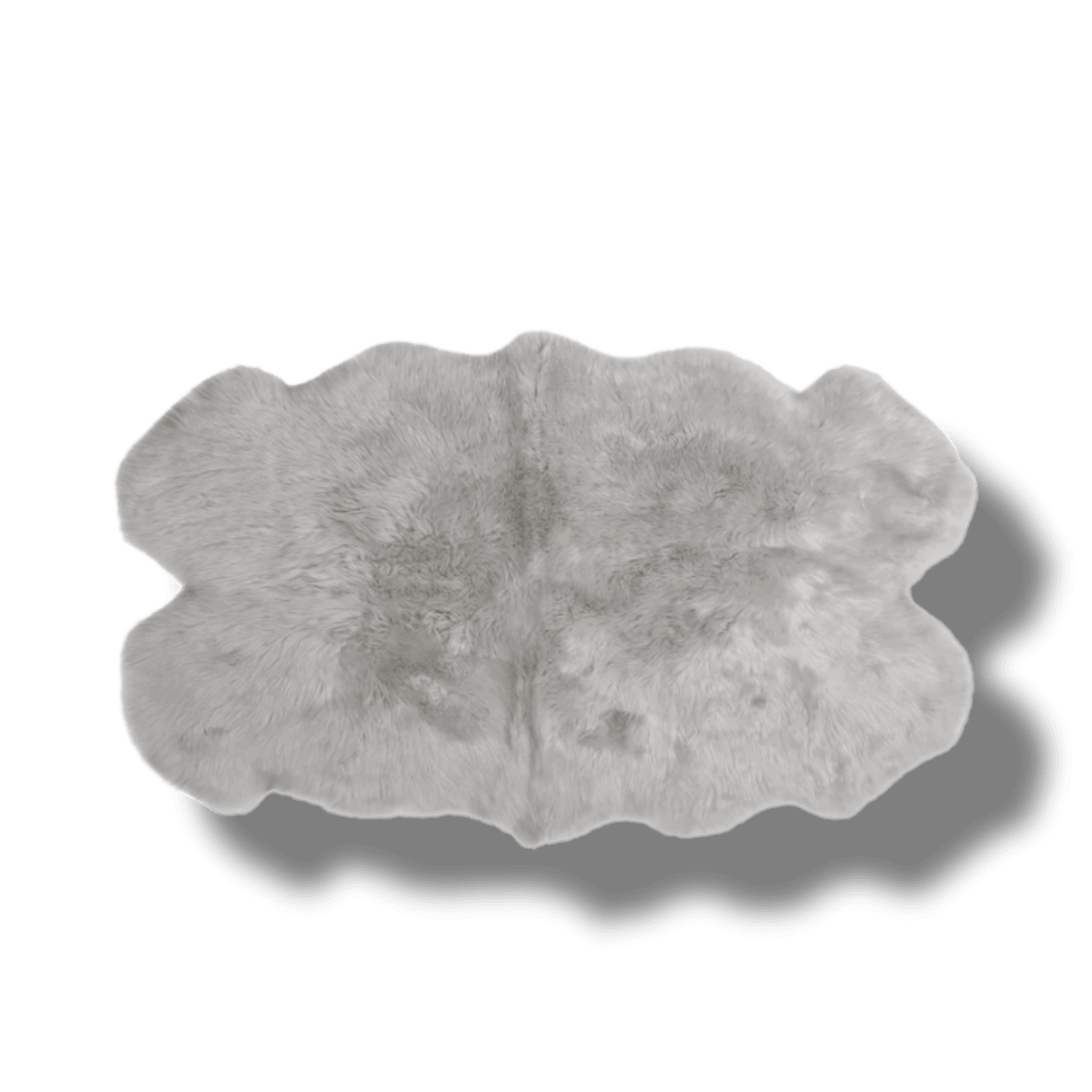 Sheepskin Area Rug in Dove Gray Default Title