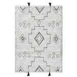 Tibetan Wool Hand Knotted Area Rug with Tassels