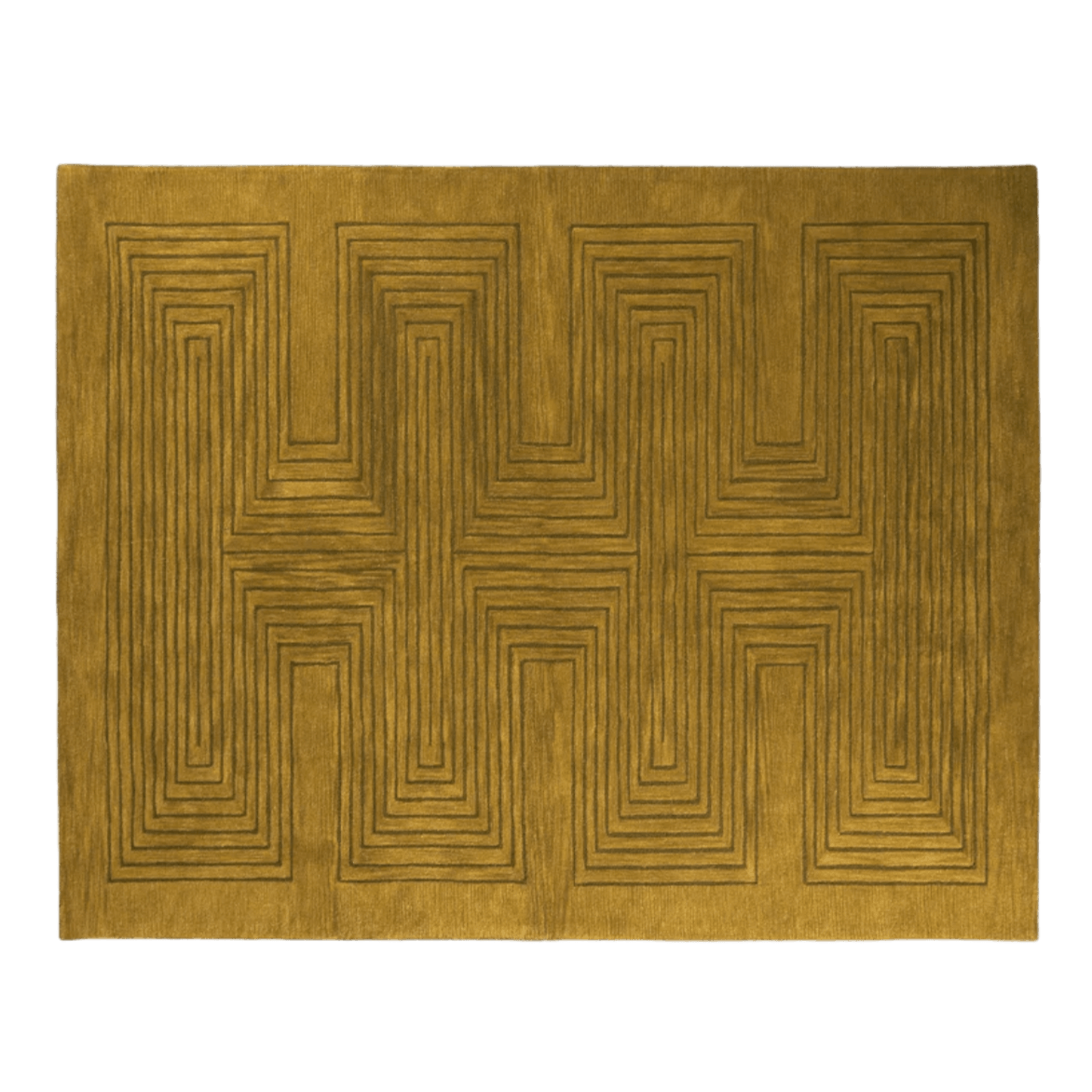 Turmeric Artic Geo Modern Hand Tufted Wool Rug