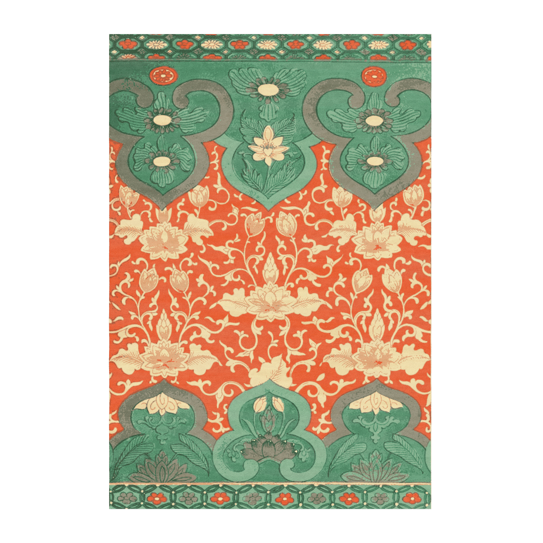 Lotus in the Pond Hand Tufted Rug