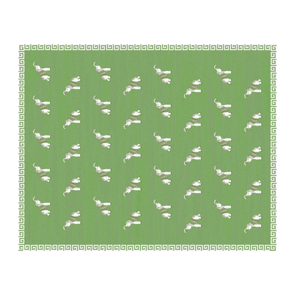 Elephants in the Terrace Hand Tufted Rug